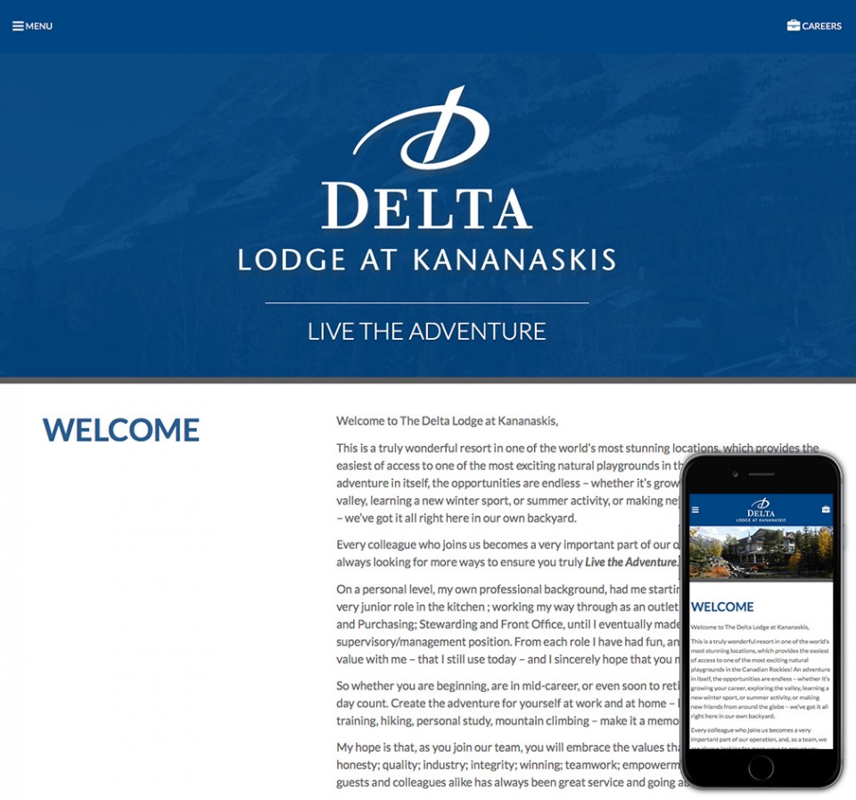 Delta Lodge at Kananaskis (Intranet Portal)     
